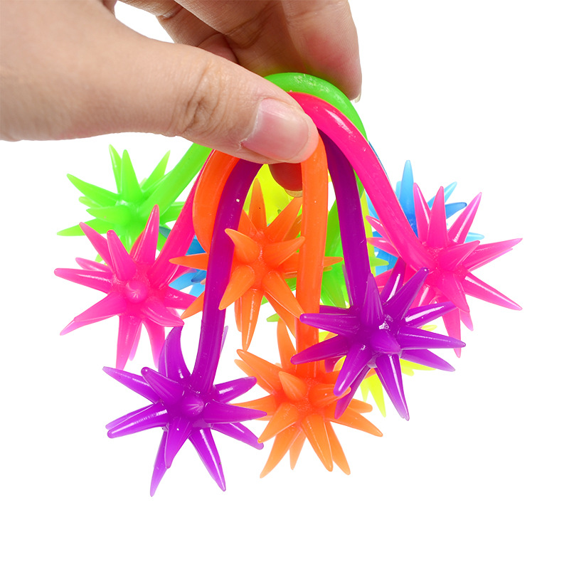 Rainbow Spiky Stretch Twist Toy — photo 4