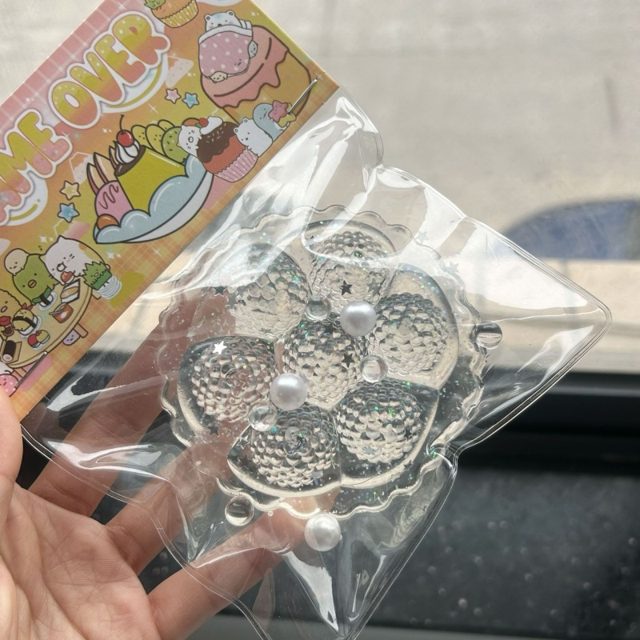 Crystal Glitter Flower Squishy