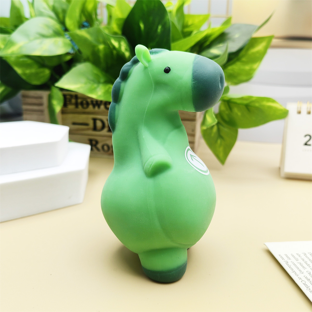 Stretchy Green Pony Squish Toy
