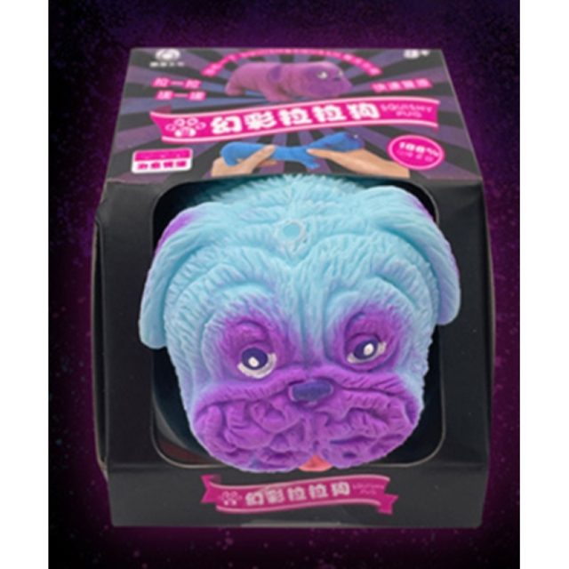 Galaxy Stretchy Pug - Blue