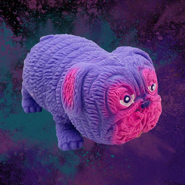 Galaxy Stretchy Pug - Purple