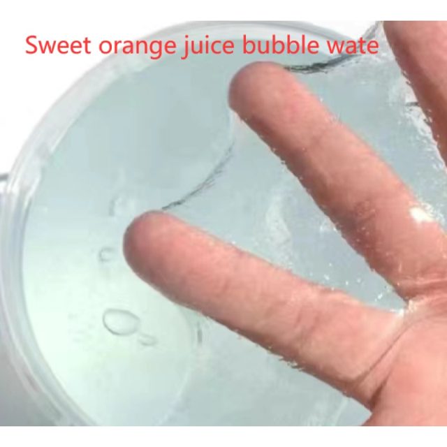 Sweet Orange Crystal Clear Slime