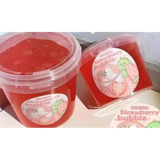 Strawberry Bubble Tea Jelly Slime — photo 2