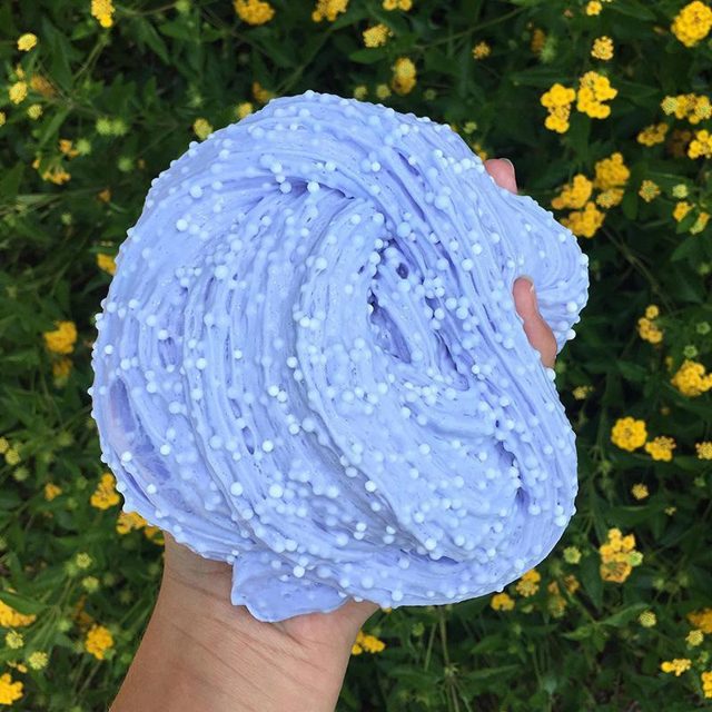 Periwinkle Bead Floam Slime, 60ml — photo 2