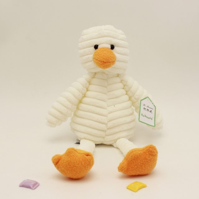 Ribbed Corduroy Duckling Plushie