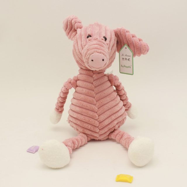 Corduroy Piggy Cuddle Plush