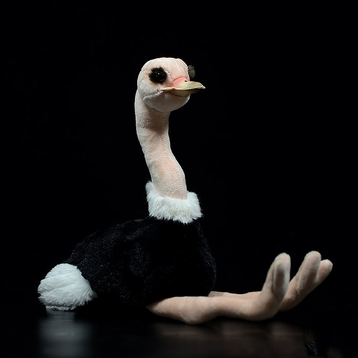 Realistic African Ostrich Plush