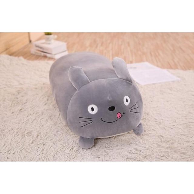 Cheeky Gray Cat Loaf Pillow 30cm — photo 2