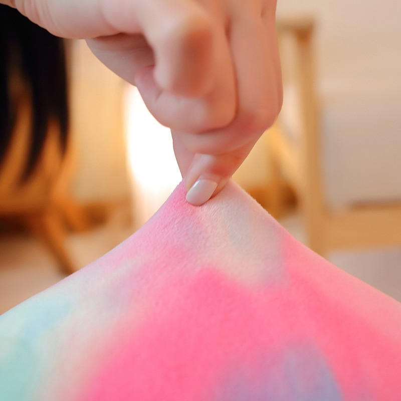 Rainbow Tie-Dye Unicorn Squish Pillow — photo 3