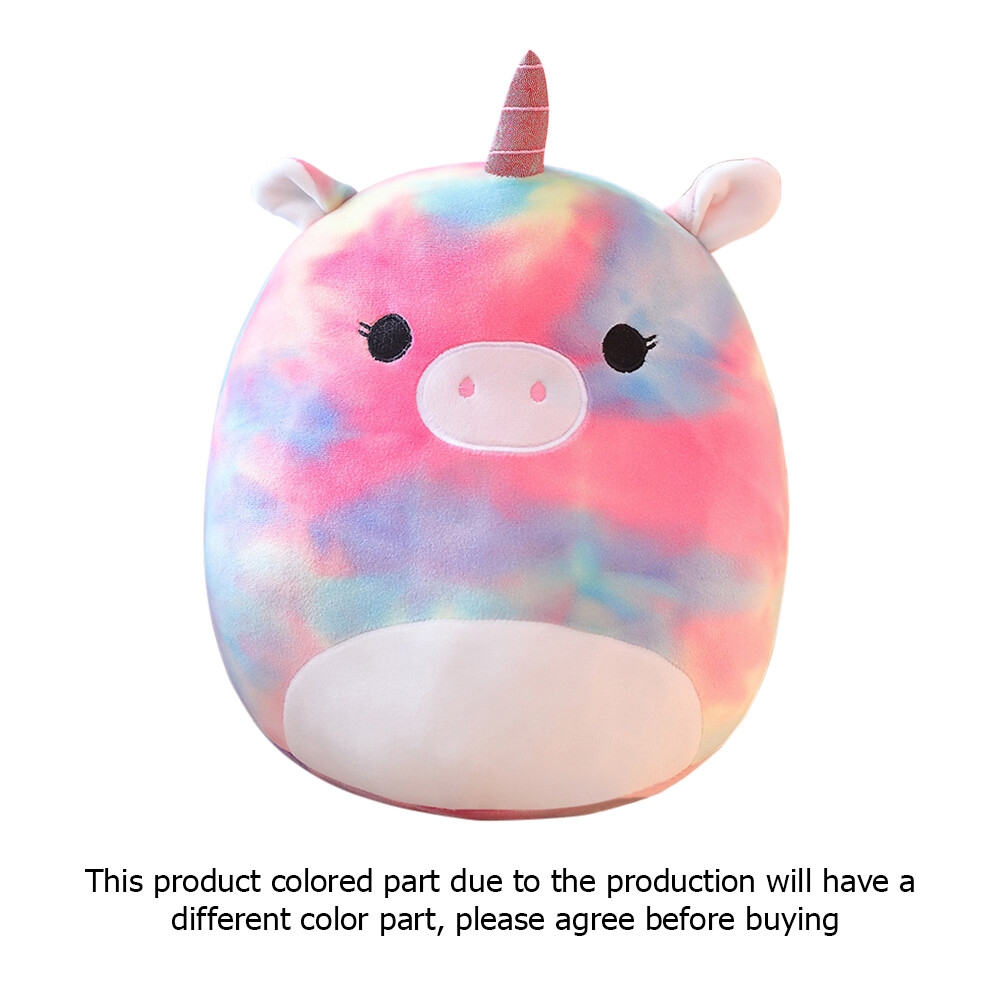 Rainbow Tie-Dye Unicorn Squish Pillow — photo 2