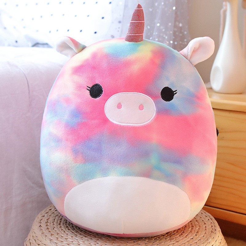 Rainbow Tie-Dye Unicorn Squish Pillow — photo 5