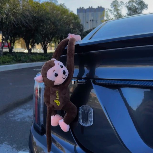 Long-Arm Hanging Monkey Car Buddy Plush