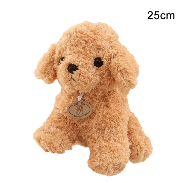 Fluffy Brown Toy Poodle Puppy Plush — photo 5