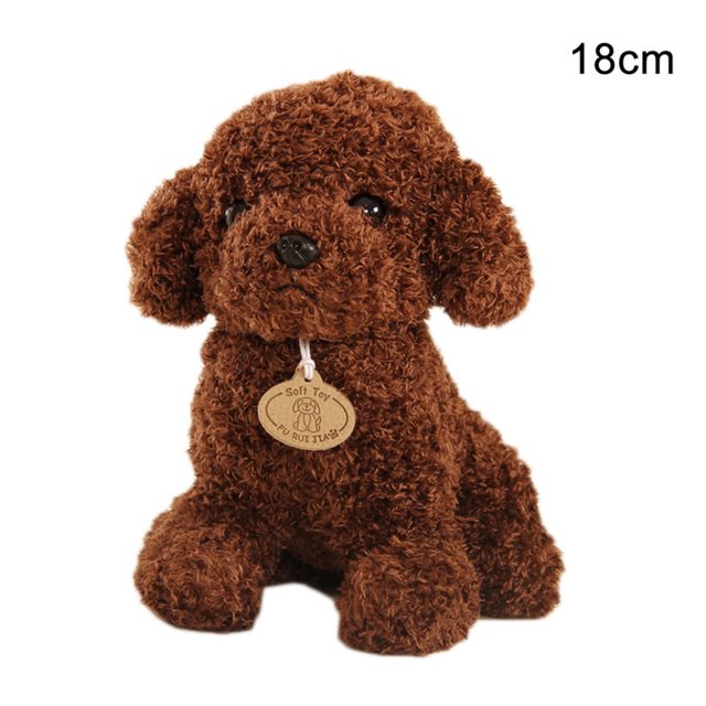 Fluffy Brown Toy Poodle Puppy Plush — photo 6