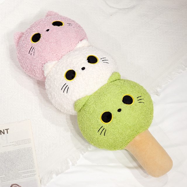 Whiskered Cat Dango Skewer Plush