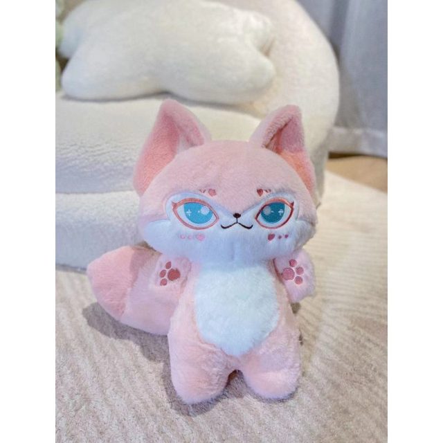 Blushing Pink Kitty-Fox Plush