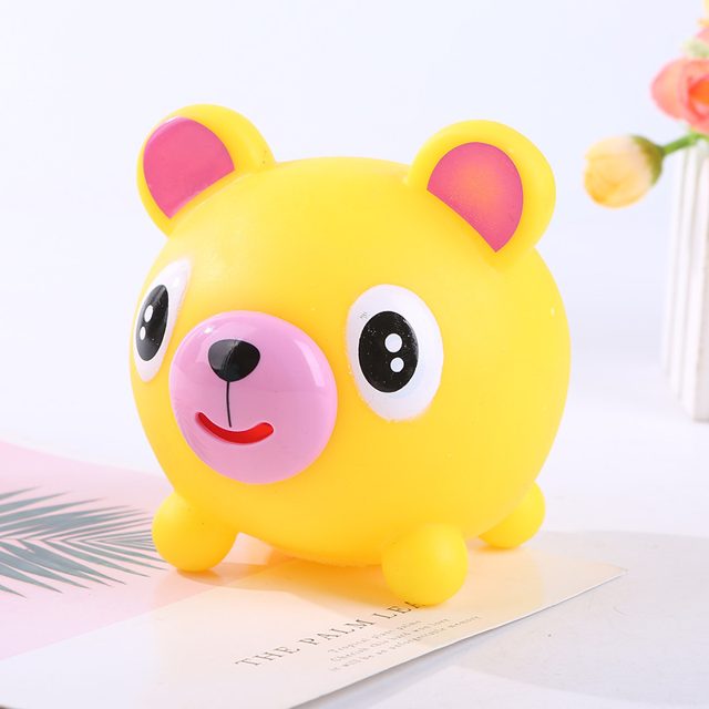 Boba-Cheek Squeaky Bear Ball