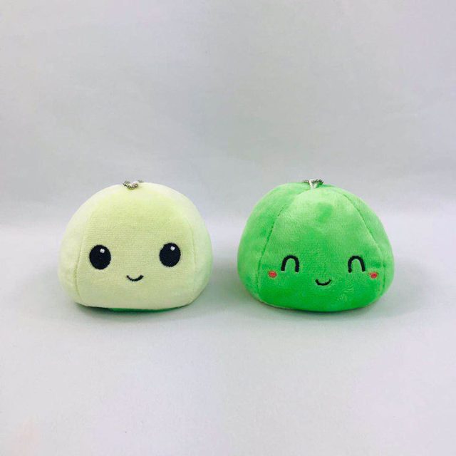 Smiley Mood-Ball Plush Keychain — photo 4