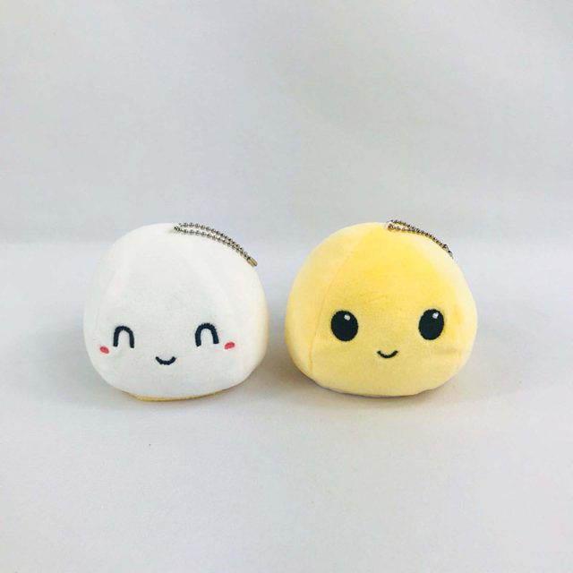 Smiley Mood-Ball Plush Keychain — photo 3