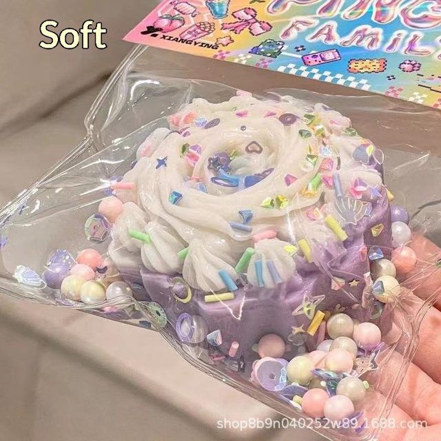 Taro Cloud Cream Butter Slime