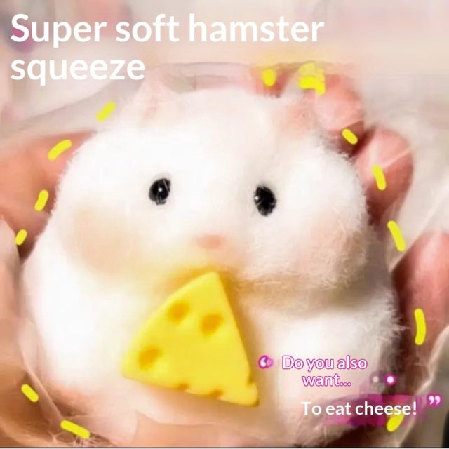 Fuzzy Cheese-Thief Hamster Pal