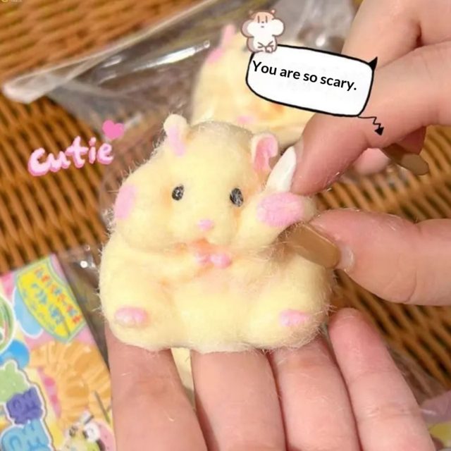 Fuzzy Butter-Yellow Hamster Pal