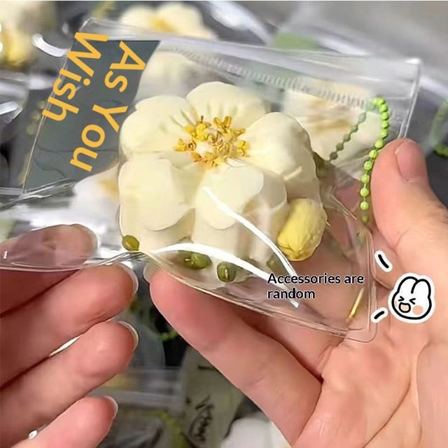 Cream Flower Osmanthus Mochi Cake Squishy