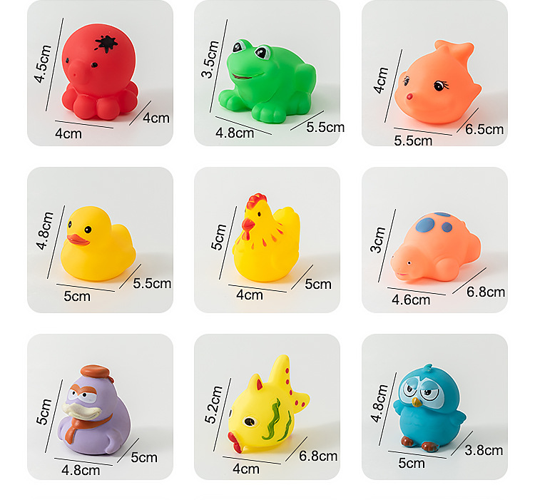 Vinyl Rubber Animal Yellow Duck Toy โ photo 2