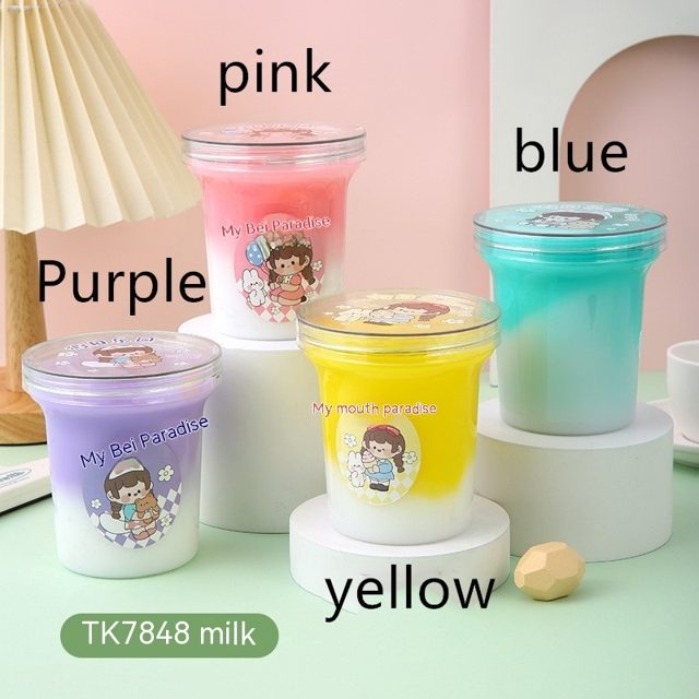 Blue Milky Cloud Slime Cup
