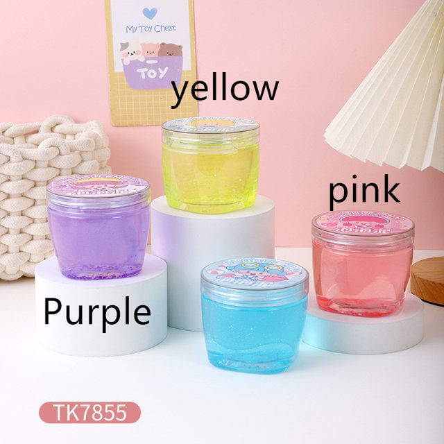 Pink Jelly Fishbowl Bubble Slime