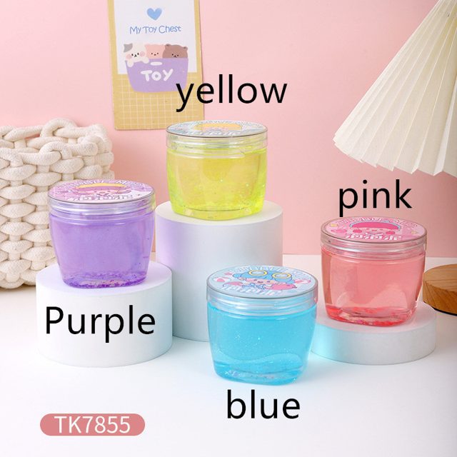 Blue Jelly Fishbowl Bubble Slime
