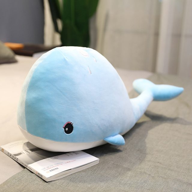 Sleepy Navy Whale Plushie โ photo 2