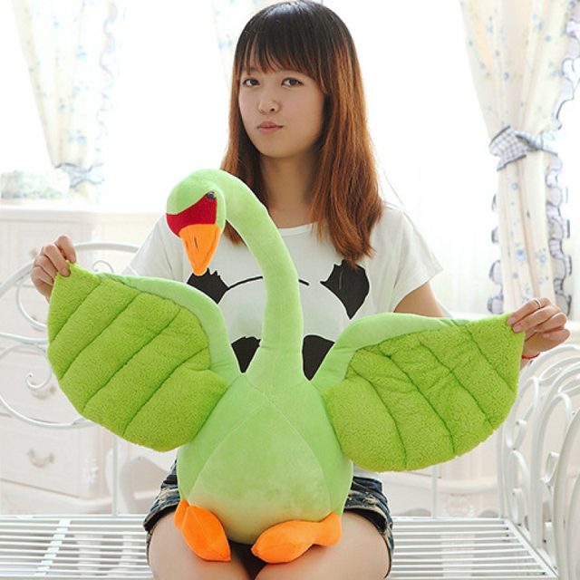 Spread-Wing Swan Plush