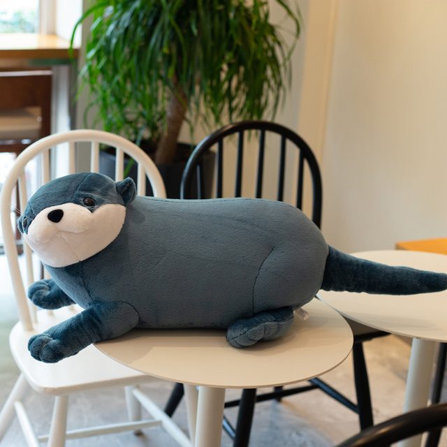 Sleepy Blue Otter Cuddle Pillow Plush — photo 2
