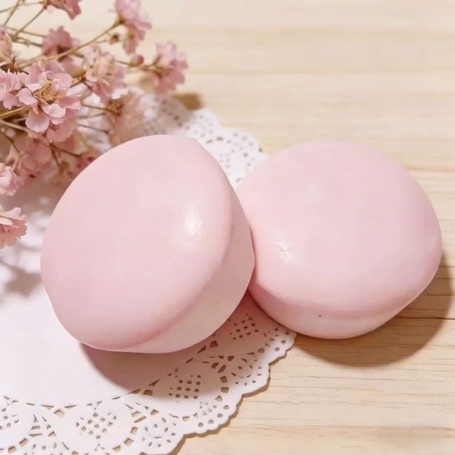Pillowy Pink Yogurt Bun Mochi Squishy